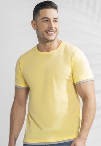Camiseta Hombre Amarillo Mp 389 MP