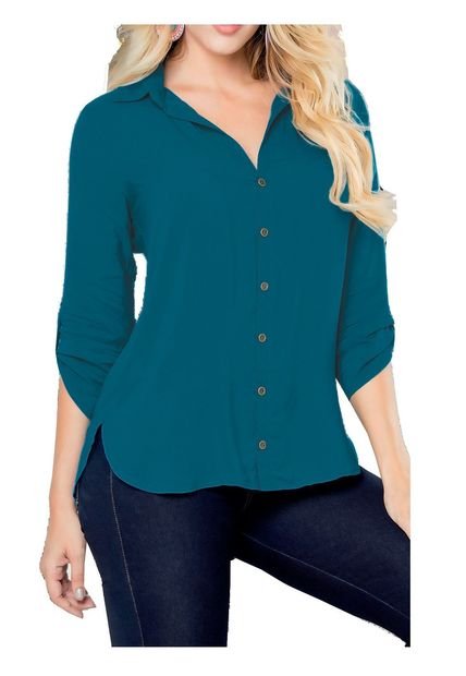 Blusa Para Mujer Azul Petroleo MP 84269