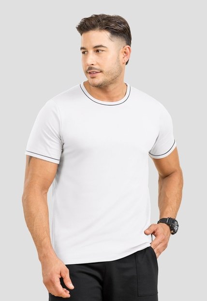Camiseta Hombre Blanco Mp 107015