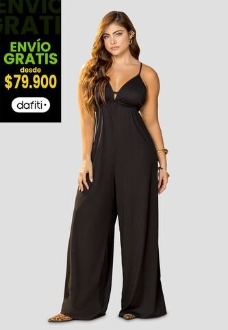 Enterizo Largo Mujer Negro Mp 113828 MP