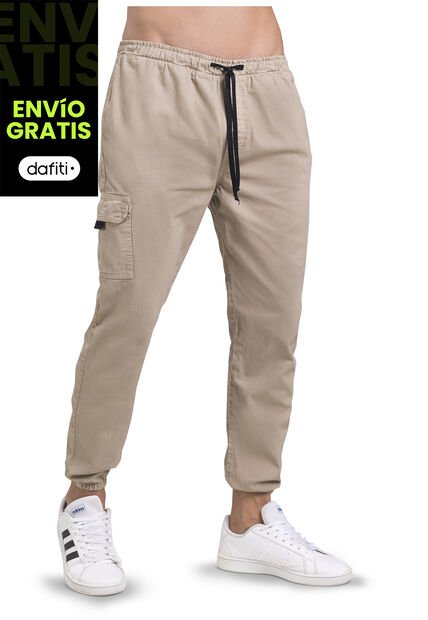 Jogger Hombre Beige Mp 2910
