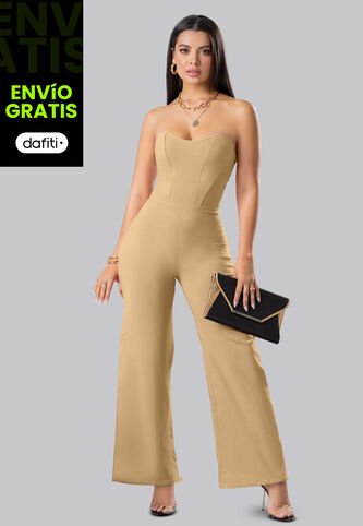 Enterizo Largo Mujer Amarillo Mp 100068 MP