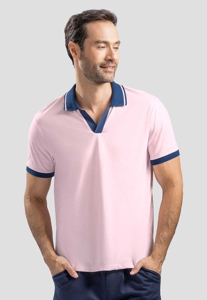 Polo Hombre Rosa Mp 113961