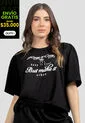 Camiseta Mujer Negro Mp 110983 de MP