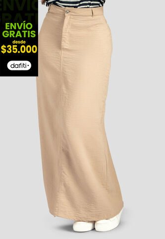Falda Larga Mujer Latte Mp 113212 MP