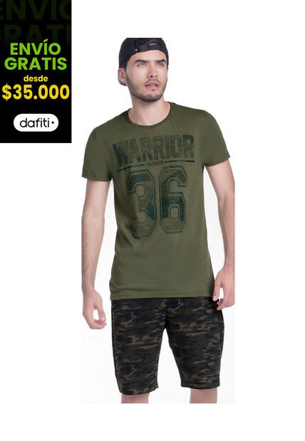 Bermuda Juvenil Para Hombre MP -Camuflado