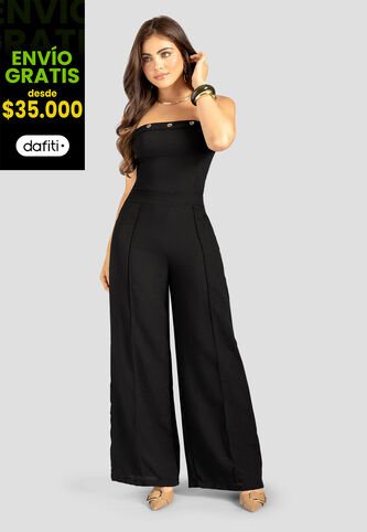 Enterizo Largo Mujer Negro Mp 113322 MP