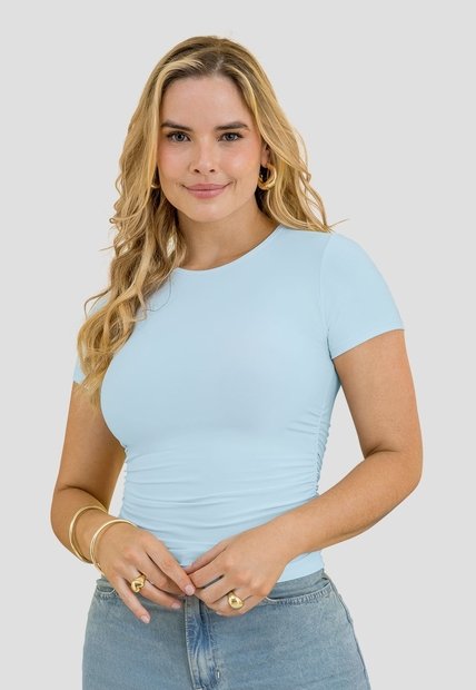 Blusa Mujer Azul Baby Mp 113732