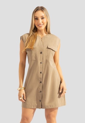 Vestido Corto Mujer Latte Mp 112322 MP