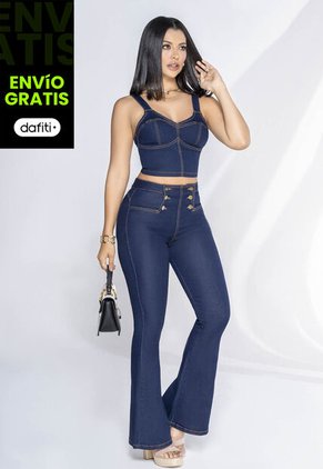 Jean Exterior Azul Oscuro Mp 3674