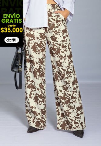 Pantalón Mujer Estampado Mp 113245 MP