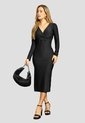 Vestido Largo Mujer Negro Mp 112224 de MP