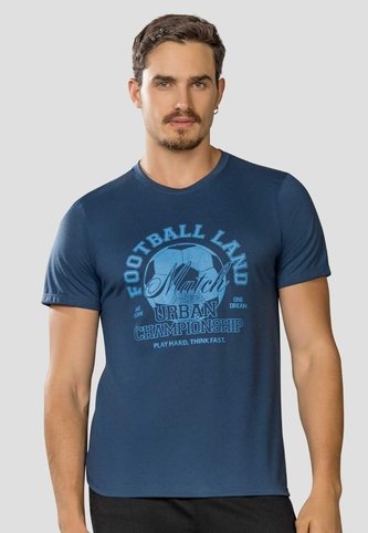 Camiseta Hombre Azul Profundo Mp 113611 MP