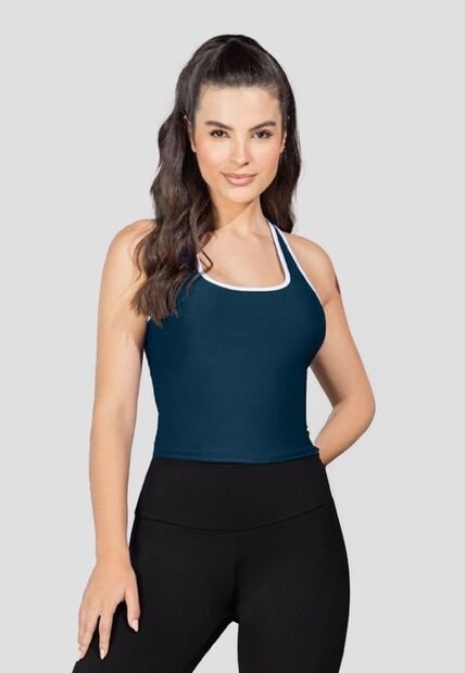 Camiseta Mujer Azul Profundo Mp 110784