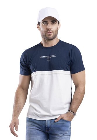 Camiseta Hombre Azul Mp 3861 MP
