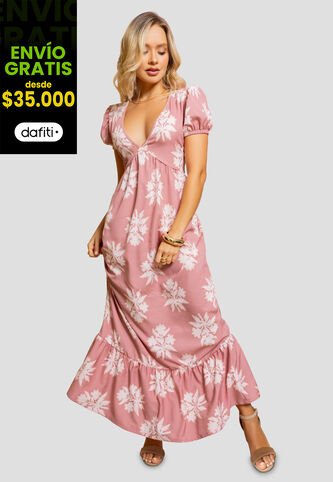 Vestido Mujer Estampado Mp 112664 MP