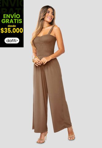 Enterizo Largo Mujer Chocolate Mp 1064 MP