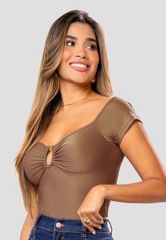 Blusa Mujer Chocolate Mp 112653 MP