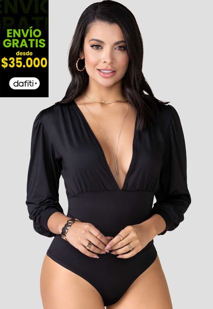 Body Mujer Negro Mp 100293