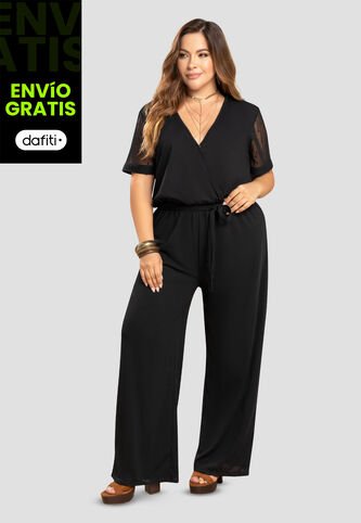 Enterizo Largo Mujer Negro Mp 104023 MP
