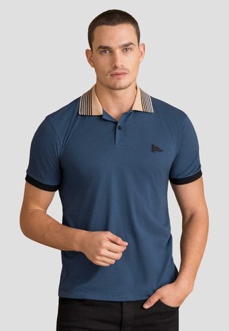 Polo Hombre Azul Profundo Mp 87618 MP