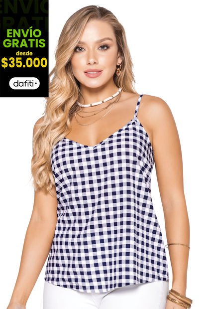 Blusa Mujer Multicolor Mp 9855
