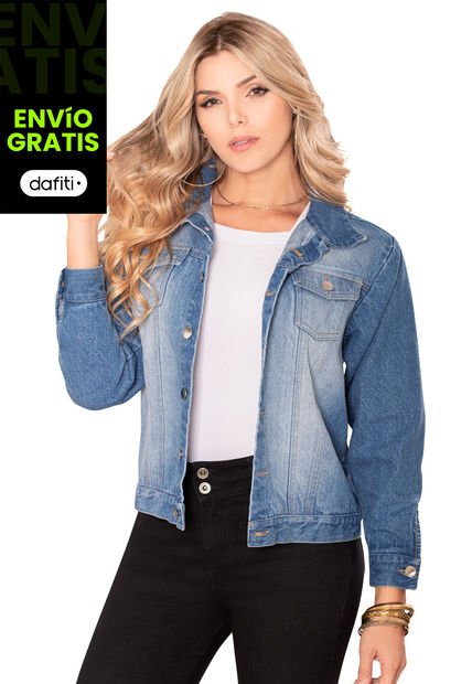 Chaqueta Mujer Azul Mp 87547