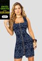 Vestido Largo Mujer Azul Oscuro Mp 112375 de MP