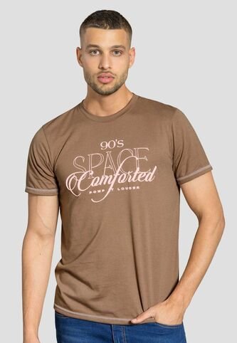 Camiseta Hombre Chocolate Mp 111915 MP