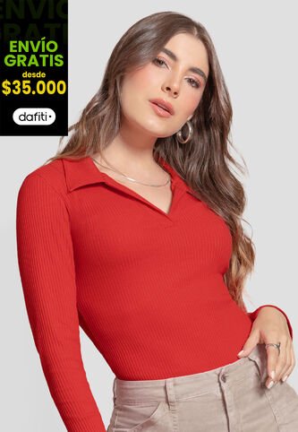 Body Mujer Rojo Mp 111041 MP