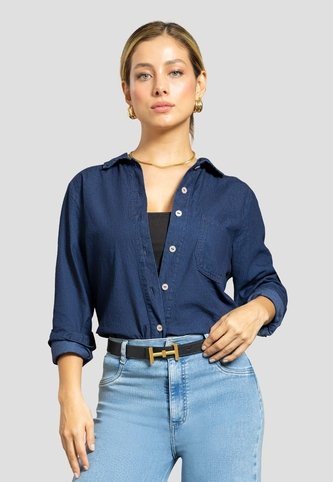 Camisa Mujer Azul Mp 111861 MP