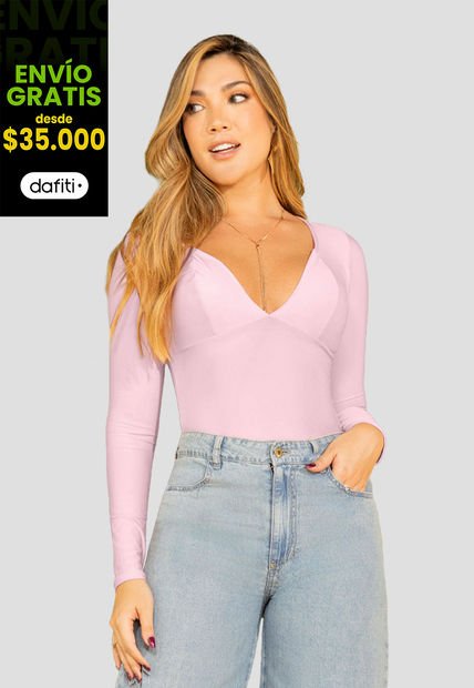 Blusa Mujer Rosa Mp 110167