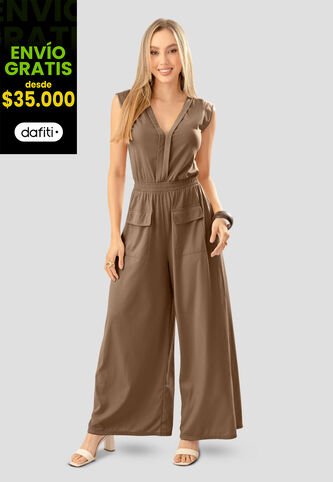 Enterizo Largo Mujer Chocolate Mp 112326 MP