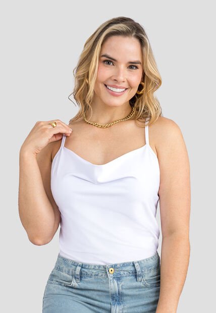 Blusa Mujer Blanco Mp 113857