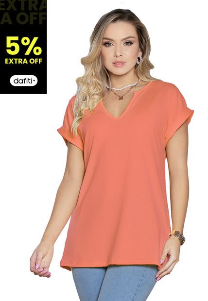 Blusón Mujer Mandarina Mp 7265