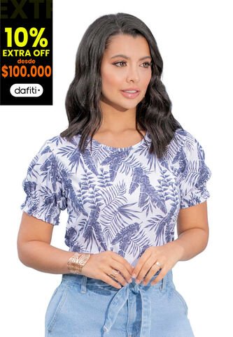 Blusa Mujer Azul Mp 860 MP
