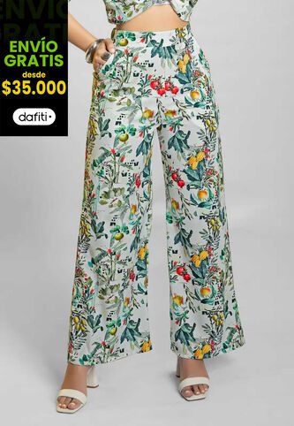 Pantalón Mujer Estampado Mp 111778 MP