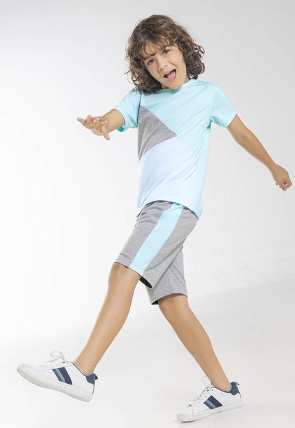 Conjunto Niños Infantil Azul Mp 942
