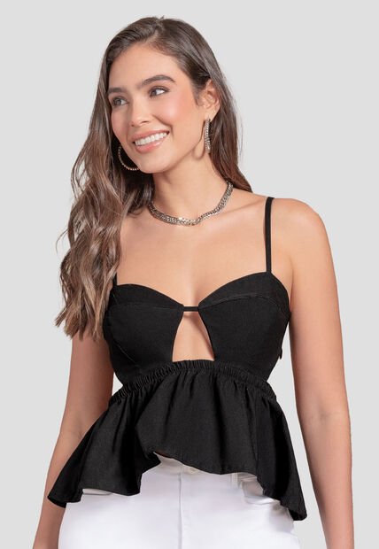 Blusa Mujer Negro Mp 111232