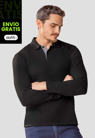 Camibuzo Hombre Negro Mp 113442 MP
