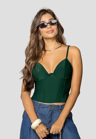 Blusa Mujer Verde Pino Mp 113933 MP
