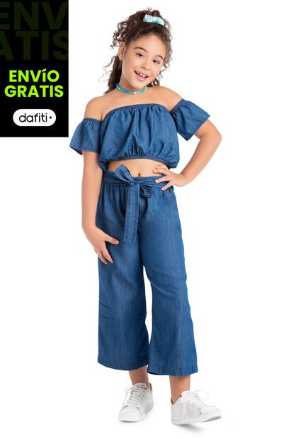 Conjunto Niñas Infantil Azul Mp 88146
