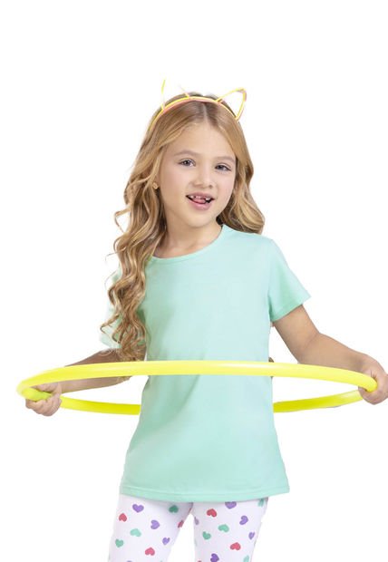 Camiseta Paq X2 Infantil Femenino Multicolor Mp 4120