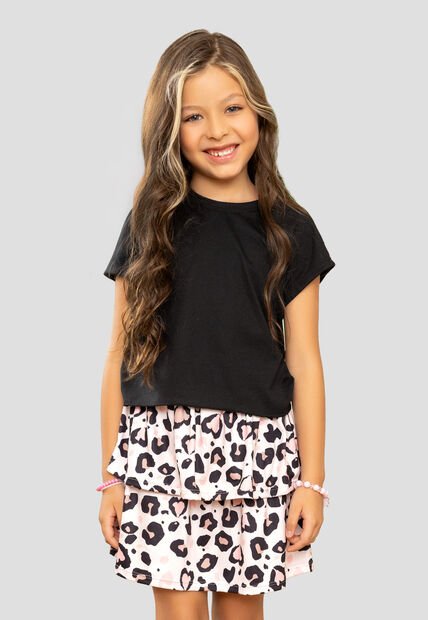 Conjunto Niñas Infantil Estampado Mp 107265