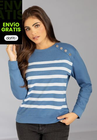 Buzo Mujer Azul Indigo Mp 113077 MP