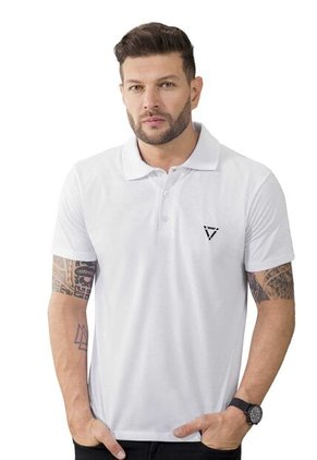 Polo Hombre Blanco Mp 1097