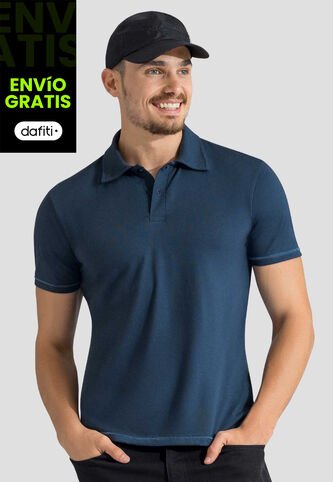 Polo Hombre Azul Profundo Mp 113254 MP