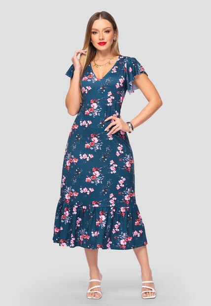 Vestido Mujer Estampado Mp 106615