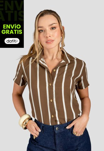 Camisa Mujer Estampado Mp 113209 MP