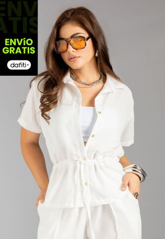 Camisa Mujer Marfil Mp 113323 MP